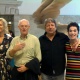 Michela Rizzo, Tony Cragg, Adriano Berengo and Susan Scherman at Ca' Pesaro Venice